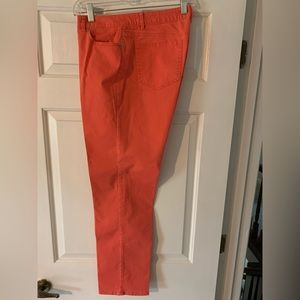J.Jill relaxed fit boyfriend pinkish/red pants - women’s size 10